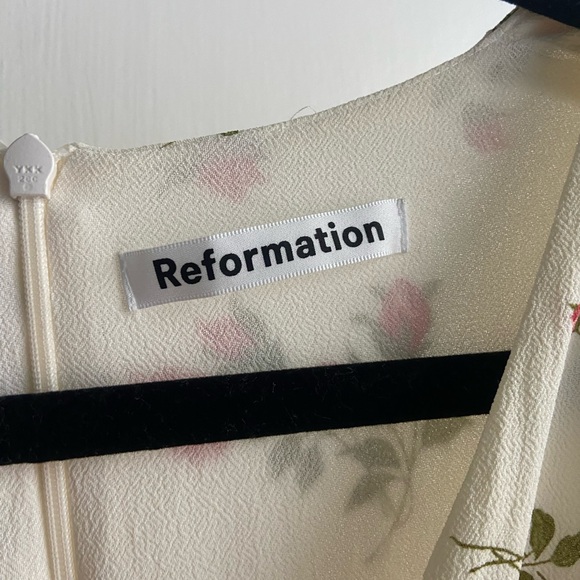 Reformation Steph Dress - Creme Florence - Picture 4 of 6